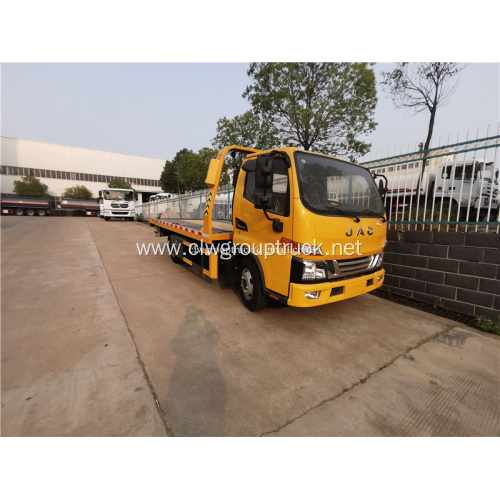 JAC 4x2 flatbed road wrecker tow truck